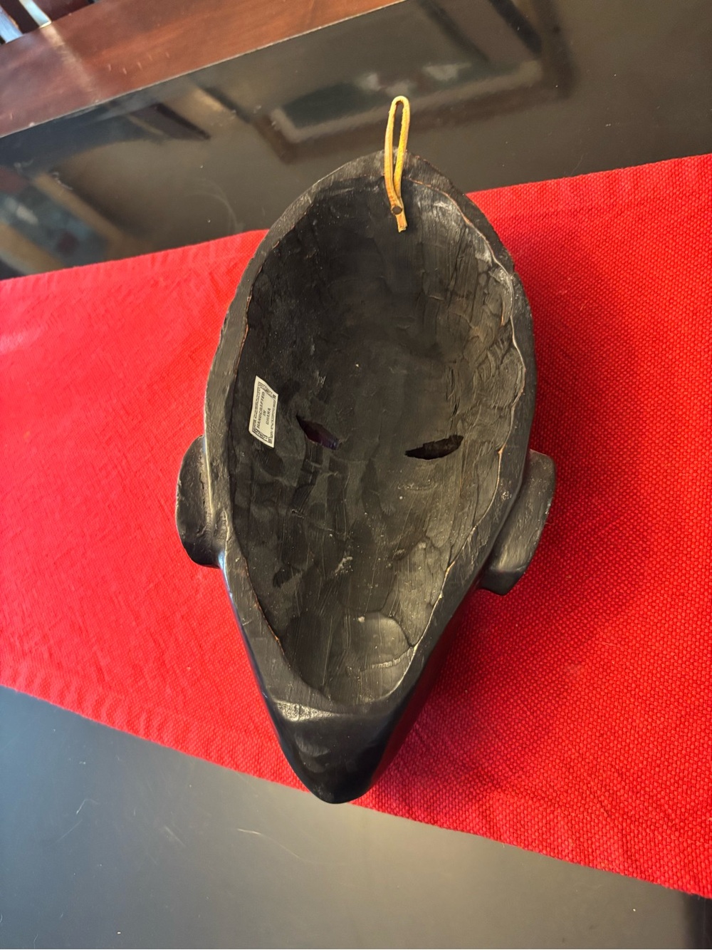 Authentic Handcrafted Hand Carved Wooden Mask from Ghana 🇬🇭 - Picture 5 of 7